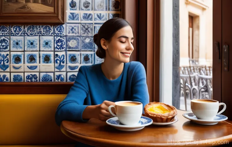 마인드풀니스와 자기 수용의 중요성 - Prompt 1: Mindful Morning in a Portuguese Café**